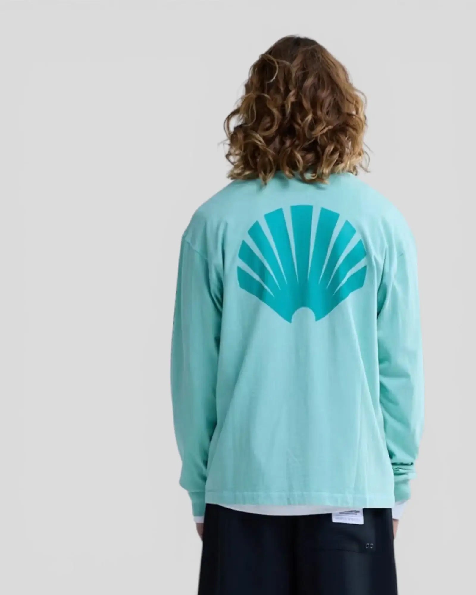 New Amsterdam || Logo Longsleeve - Ocean Wave / Sean Green - M’ New Amsterdam Surf Association