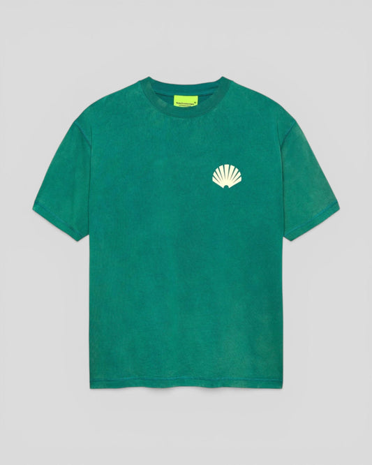 New Amsterdam || Logo Tee - Sea Green/Butter Yellow  -M' New Amsterdam Surf Association