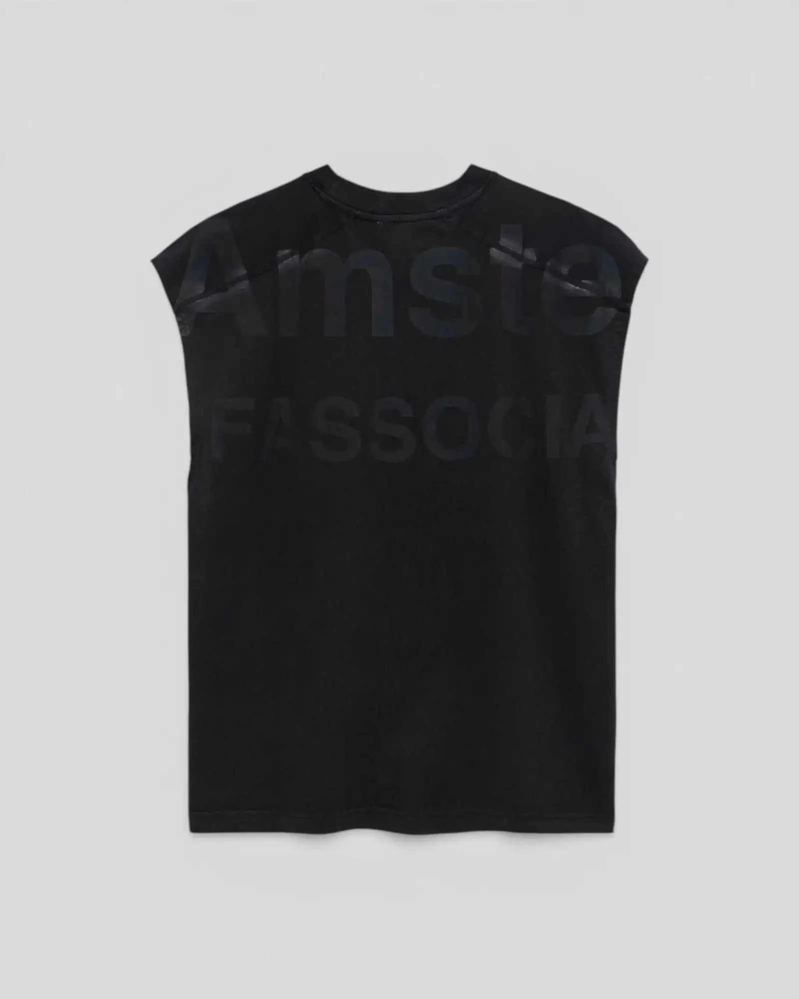 New Amsterdam || Name Tee Sleeveless - Black - M’ New Amsterdam Surf Association