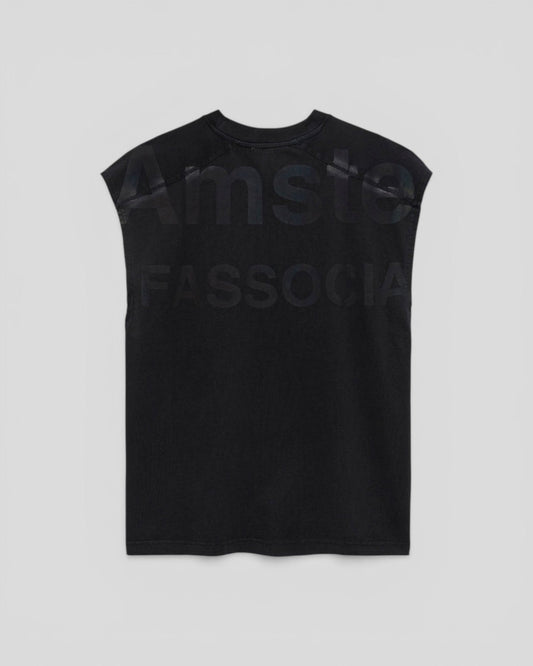 New Amsterdam || Name Tee Sleeveless - Black - M’ New Amsterdam Surf Association