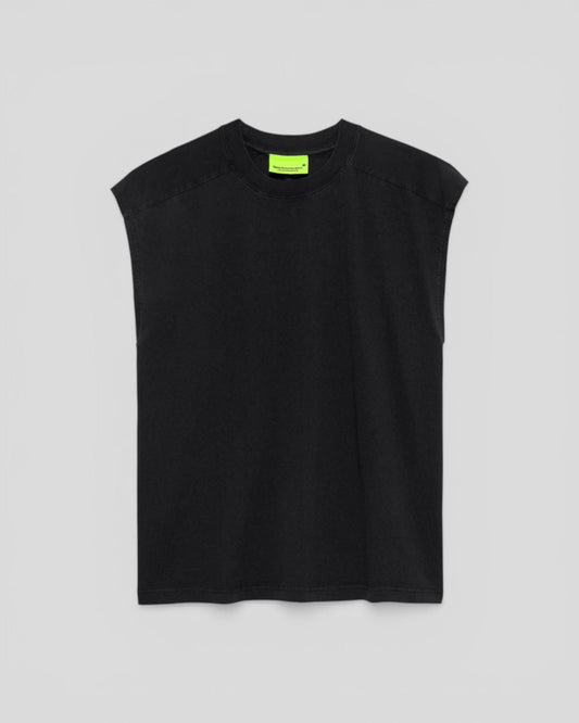 New Amsterdam || Name Tee Sleeveless - Black - M’ New Amsterdam Surf Association