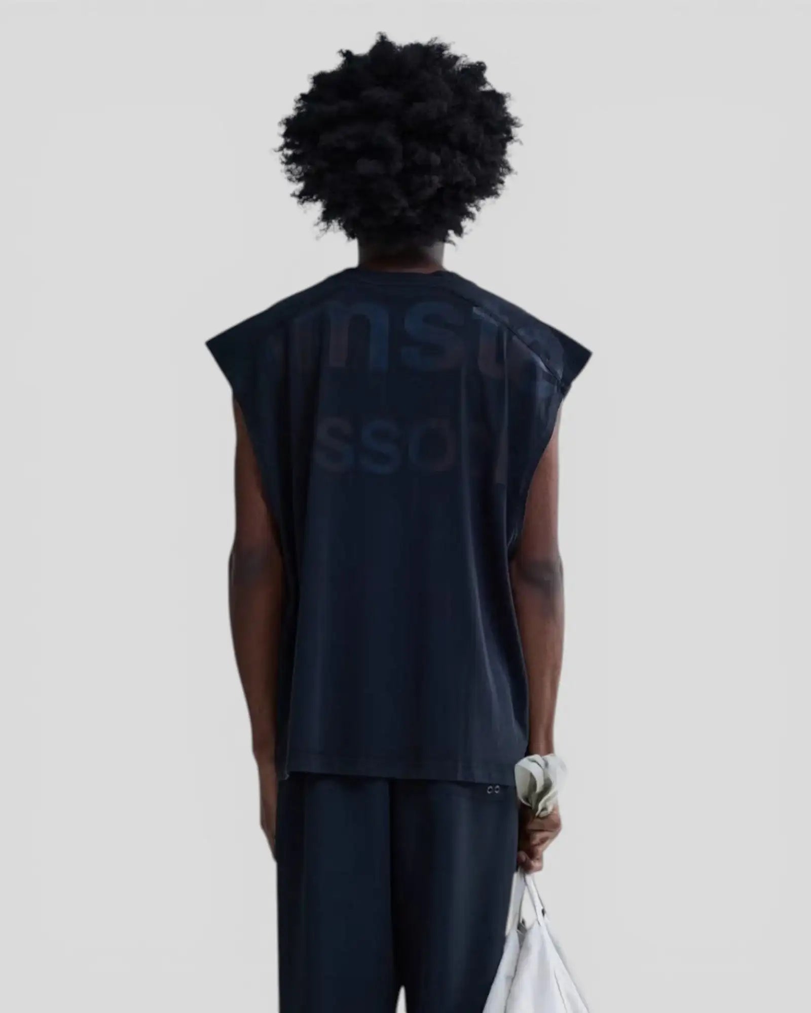 New Amsterdam || Name Tee Sleeveless - Black - M’ New Amsterdam Surf Association