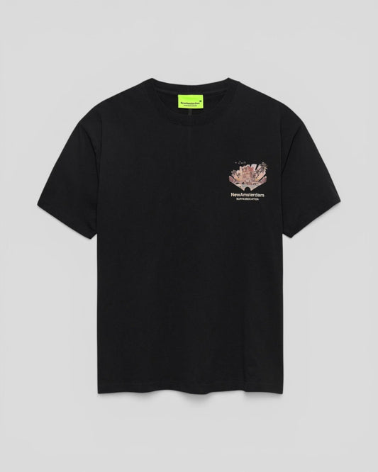 New Amsterdam || Tropical Tee - Black -M' New Amsterdam Surf Association