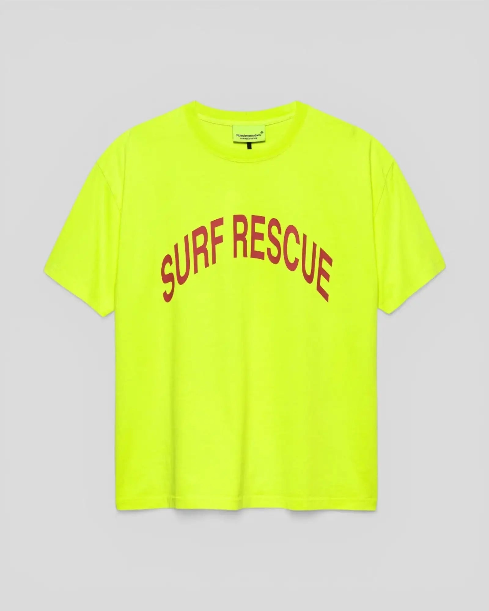 New Amsterdam || Surf Rescue Tee - Safety Green - M’ New Amsterdam Surf Association