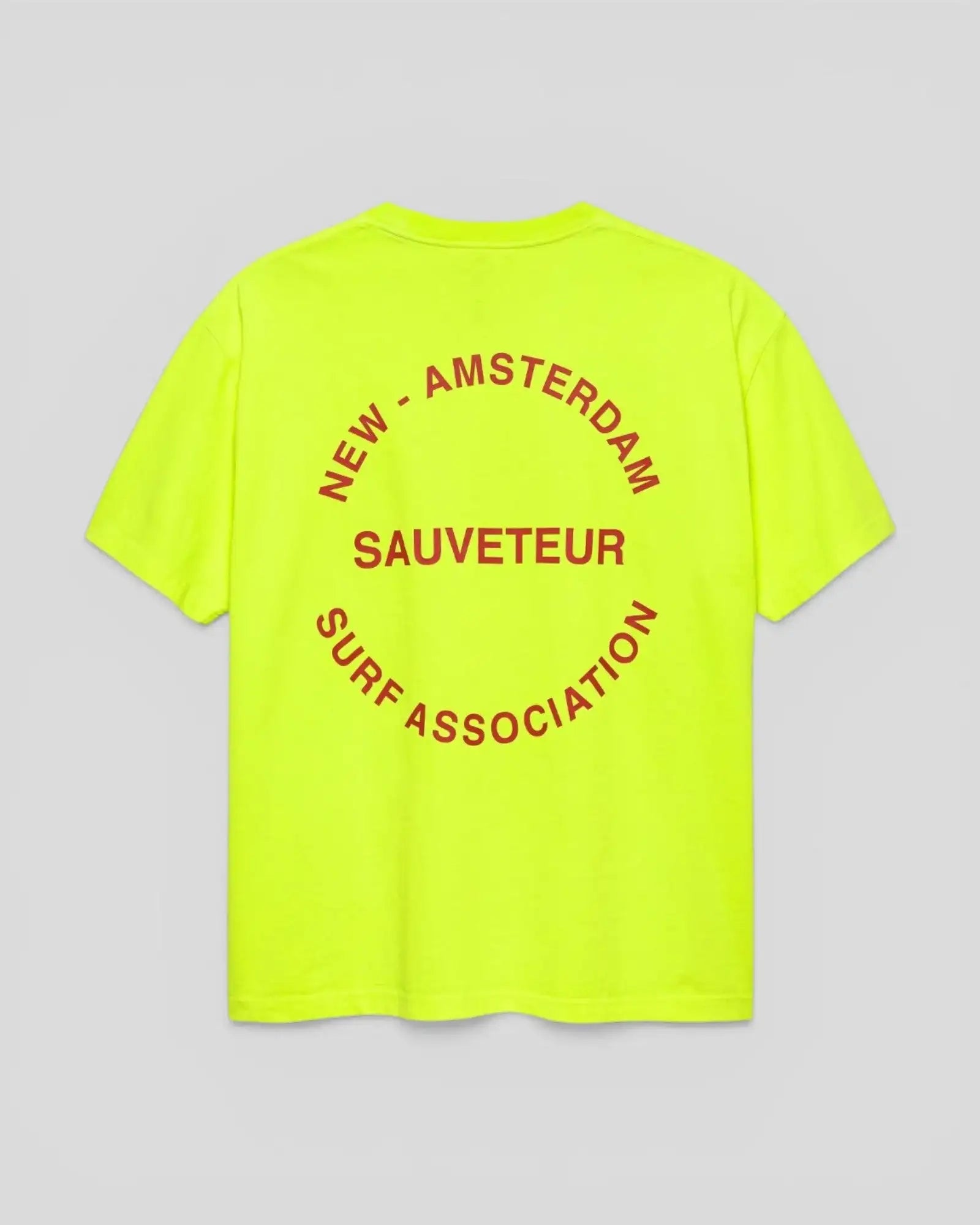 New Amsterdam || Surf Rescue Tee - Safety Green - M’ New Amsterdam Surf Association