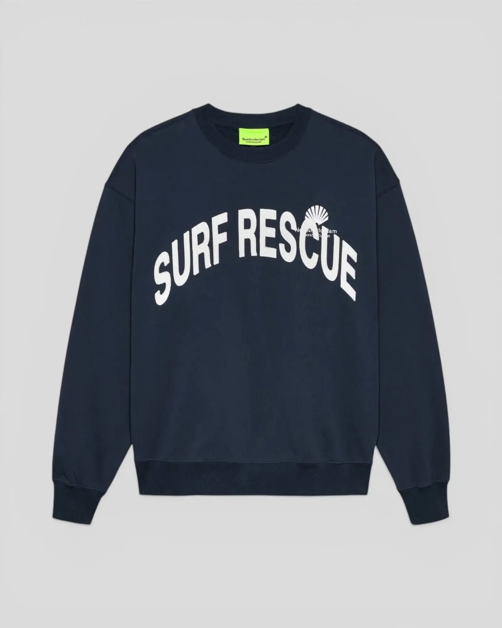 New Amsterdam || Surf Rescue Crewneck - Navy - M' New Amsterdam Surf Association