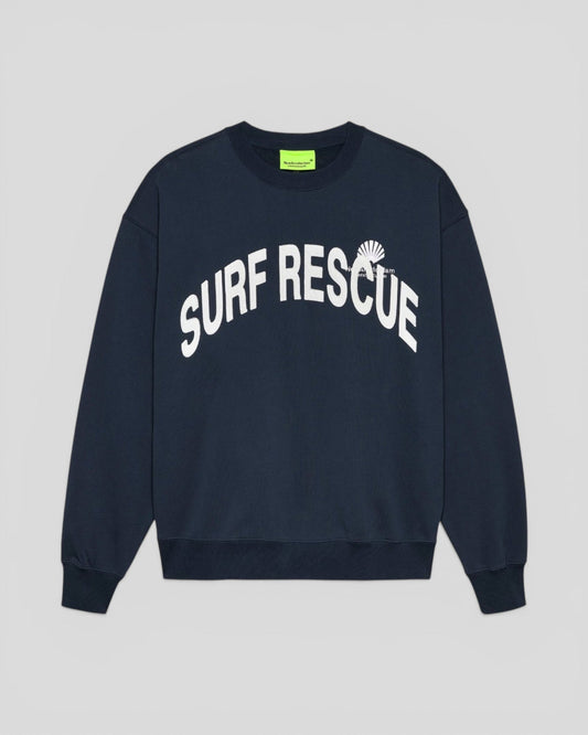 New Amsterdam || Surf Rescue Crewneck - Navy - M' New Amsterdam Surf Association