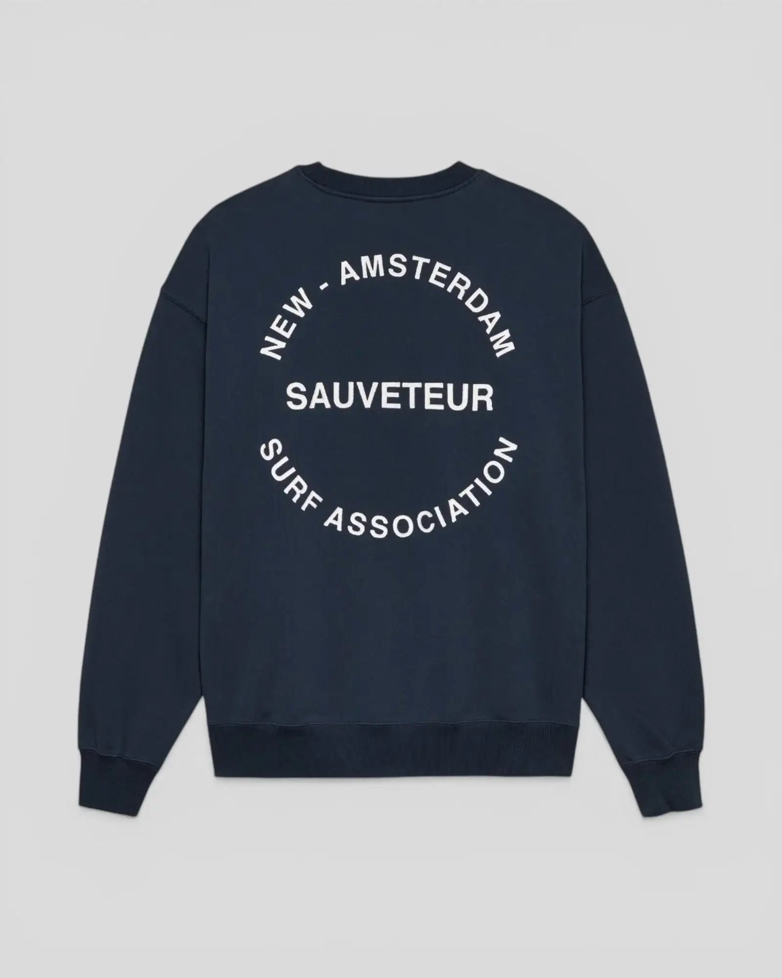 New Amsterdam || Surf Rescue Crewneck - Navy - M' New Amsterdam Surf Association