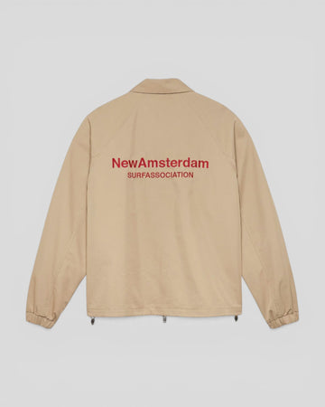 New Amsterdam || Coach Jacket -Sand - M' New Amsterdam Surf Association