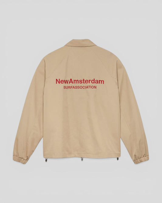 New Amsterdam || Coach Jacket -Sand - M' New Amsterdam Surf Association