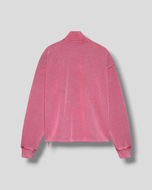 New Amsterdam || Plate Half-Zip - Washed Pink - M' New Amsterdam Surf Association