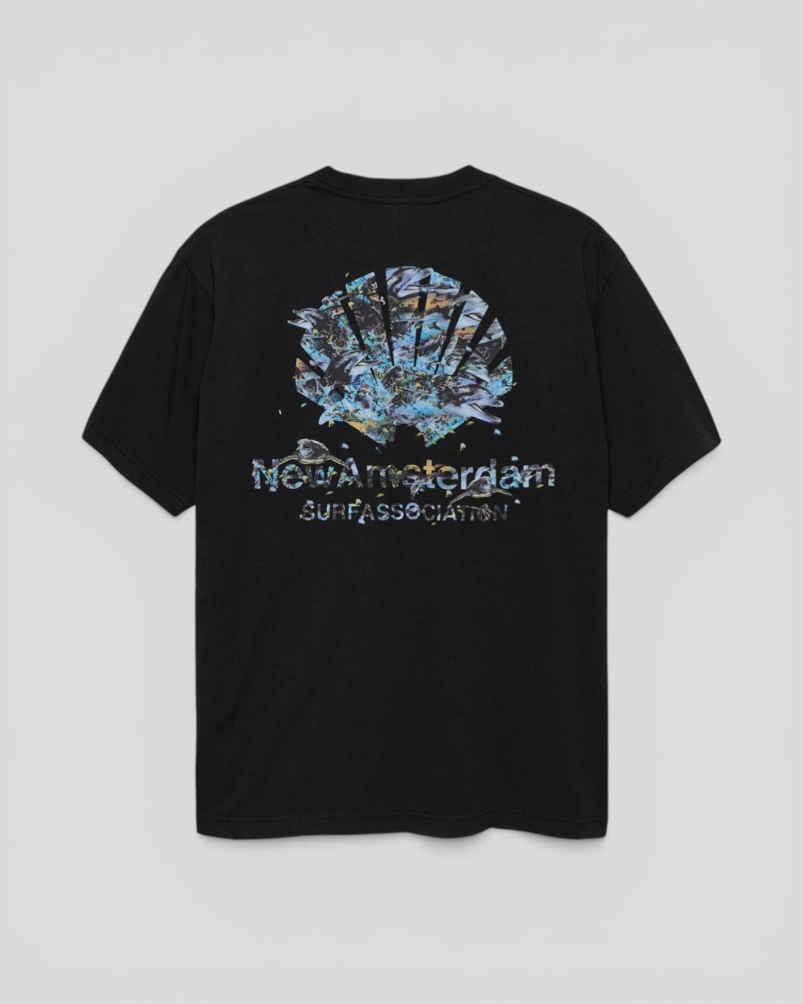 New Amsterdam || Dolphin Tee - Black -M' New Amsterdam Surf Association