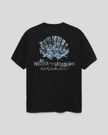 New Amsterdam || Dolphin Tee - Black -M' New Amsterdam Surf Association