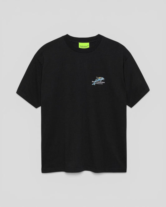 New Amsterdam || Dolphin Tee - Black -M' New Amsterdam Surf Association