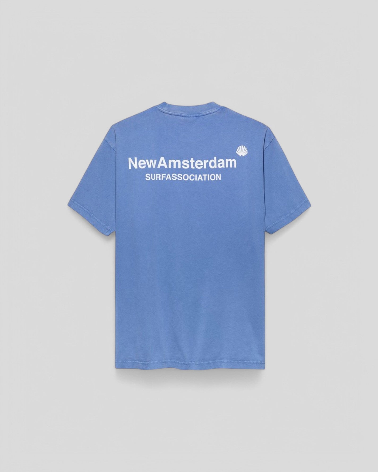 New Amsterdam || Logo Tee - Blue Washed - M'