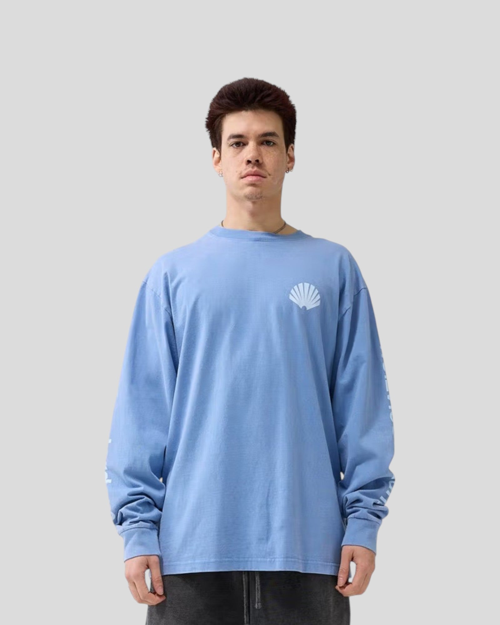 New Amsterdam || Logo Longsleeve Tee - Blue M" New Amsterdam Surf Association