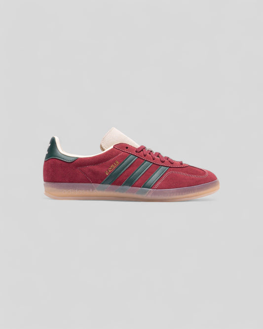 Adidas Gazelle Indoor unisexe - Bordeaux /Dark Green - Baskets basses Adidas