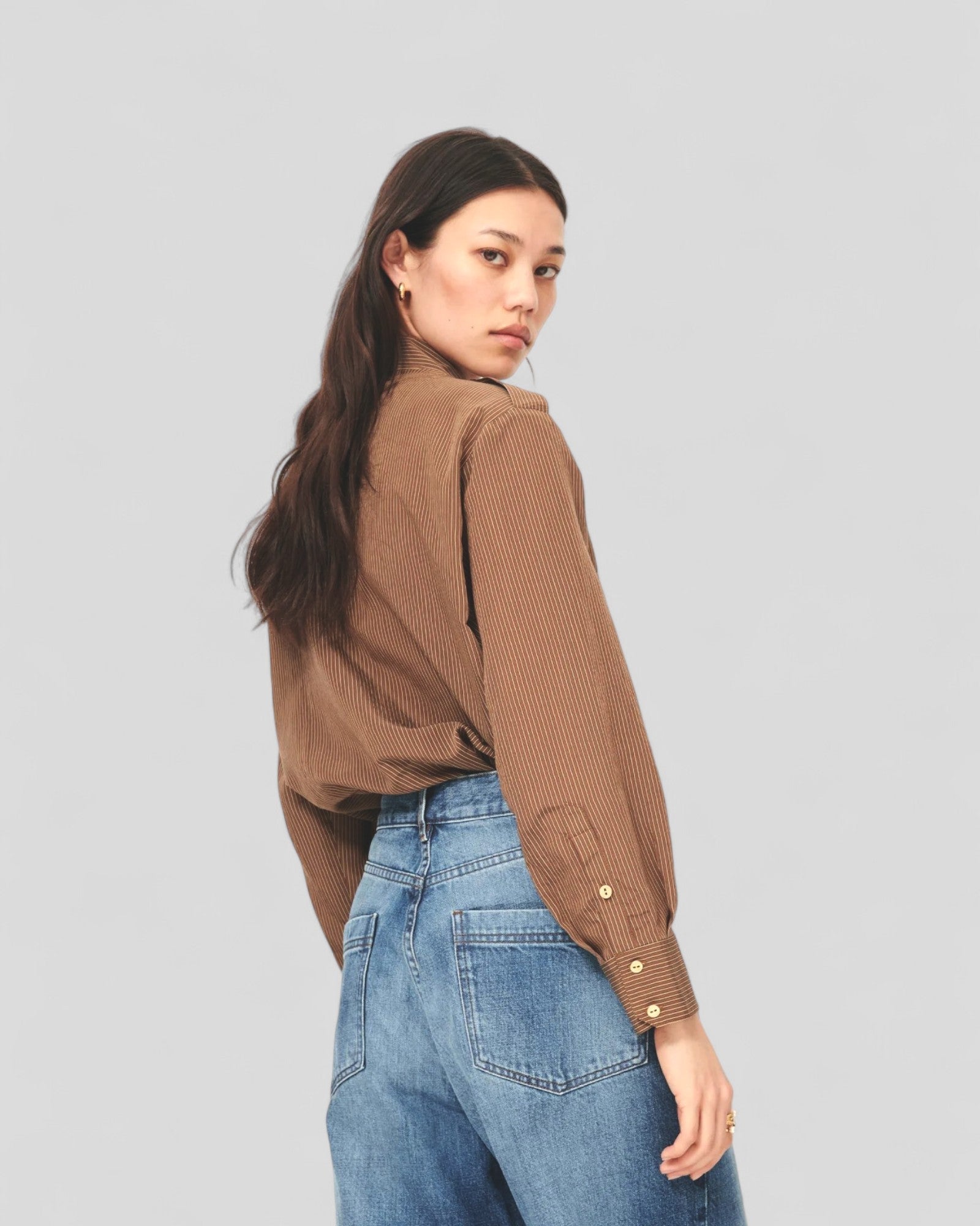 Sessun || Honoria - Striped Shirt - Nutsand Sessùn