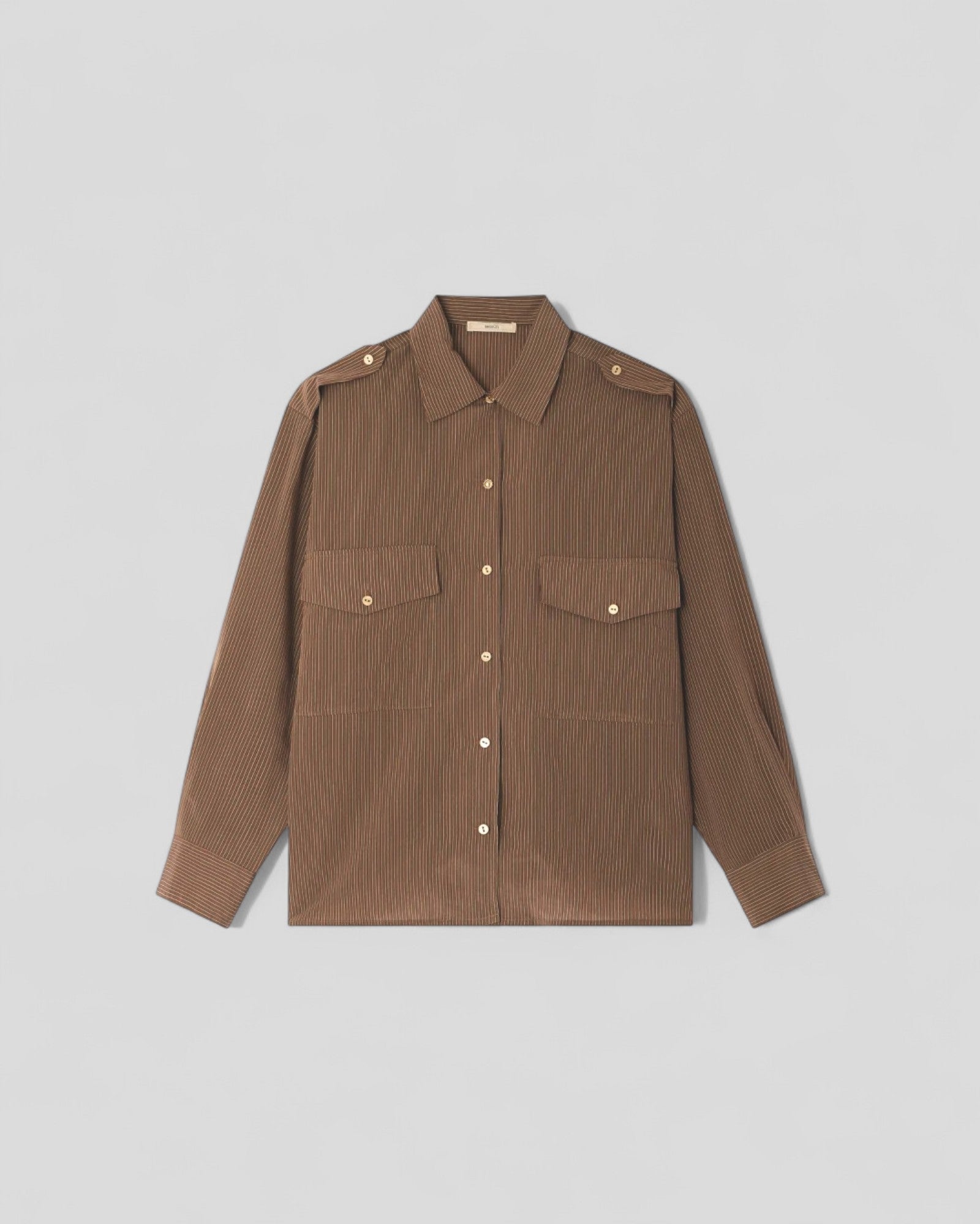 Sessun || Honoria - Striped Shirt - Nutsand Sessùn