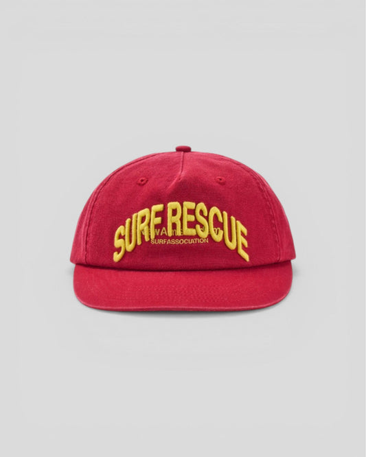 New Amsterdam || Surf Rescue Cap - Scarlet - M’ New Amsterdam Surf Association