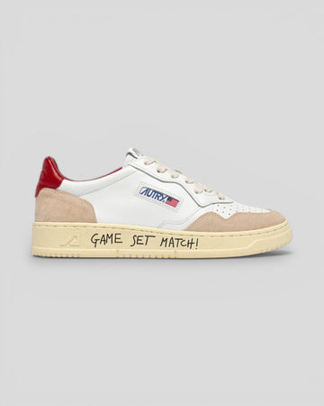 Autry || Medalist MA10 - Game Set Match - Suede Red/White - M' Autry
