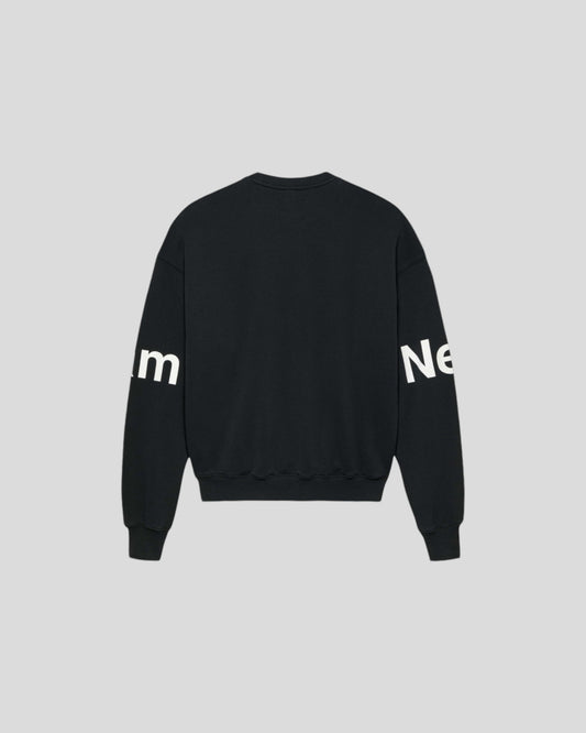 New Amsterdam || Logo Line Sweat - Black New Amsterdam Surf Association