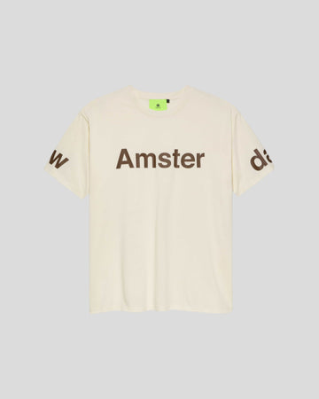 New Amsterdam || Big Logo Tee - Egret