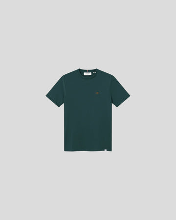 Les Deux || Norregaard T-Shirt - Pine Green/ Orange