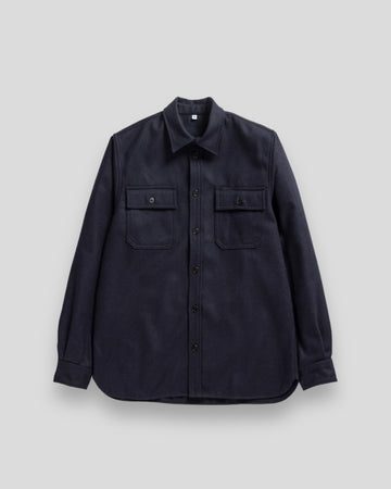 Norse Projects || Silas Wool Overshirt - Dark Navy Norse Projects