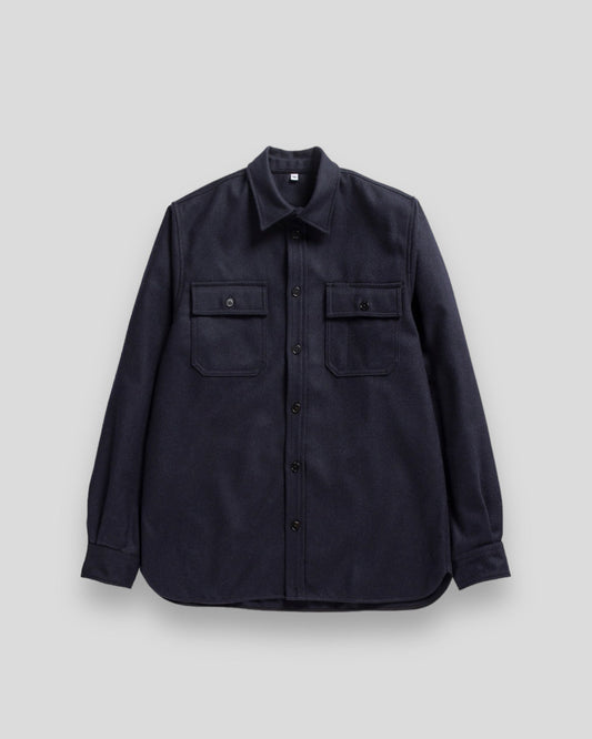 Norse Projects || Silas Wool Overshirt - Dark Navy Norse Projects
