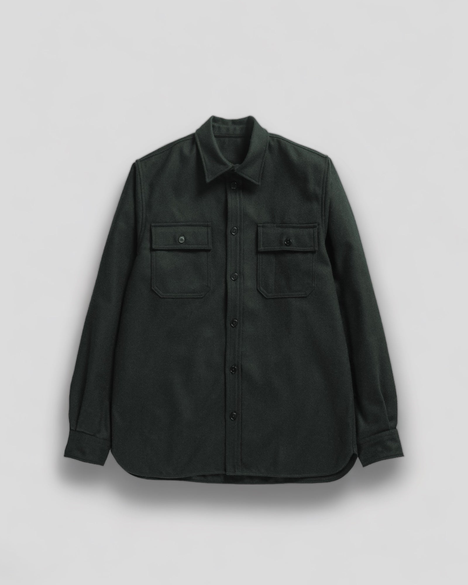 Norse Projects || Silas Wool Overshirt - Varsity Green Norse Projects