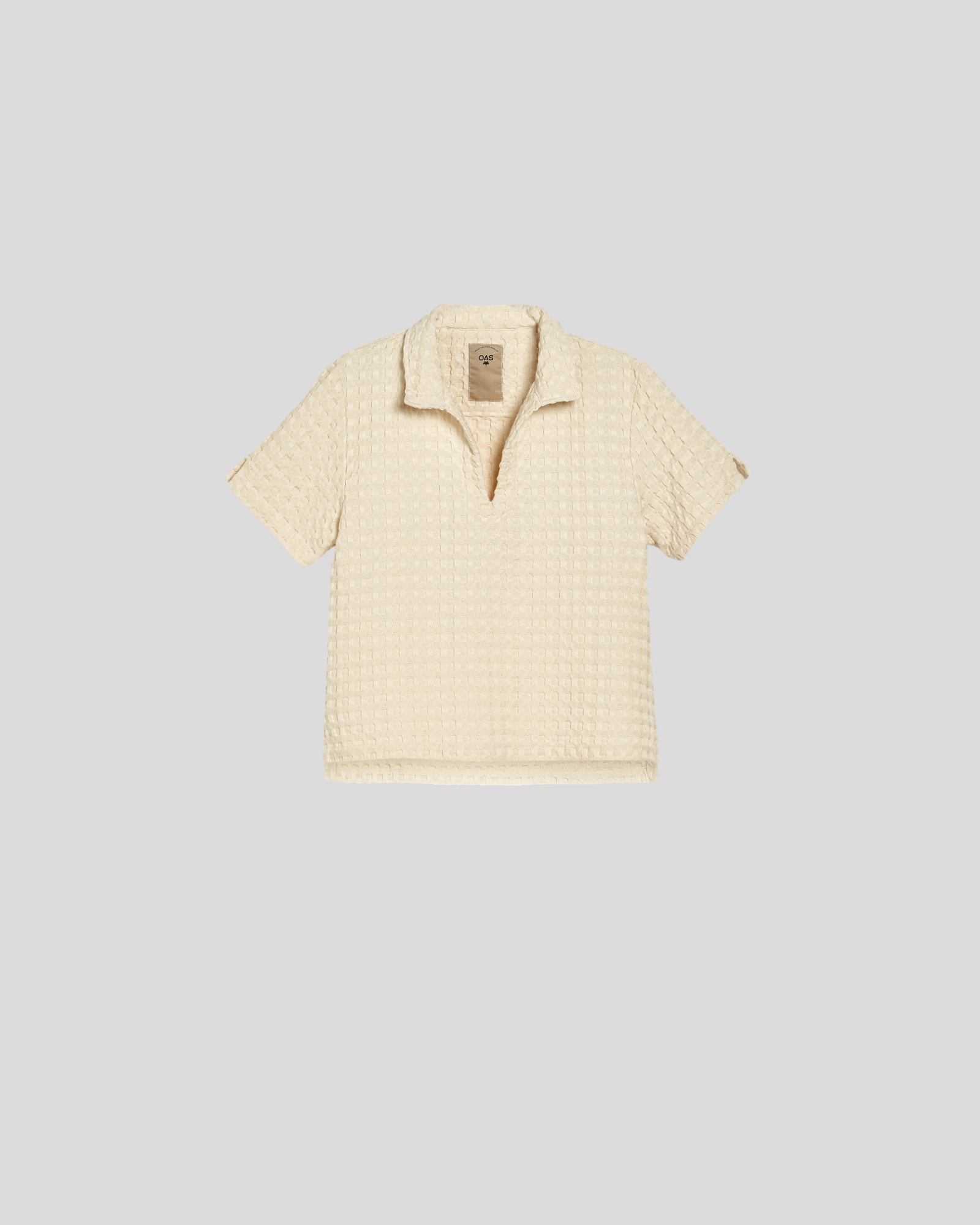 OAS || Jaffa Waffle Shirt - Ecru OAS Compagny