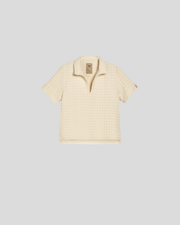 OAS || Jaffa Waffle Shirt - Ecru OAS Compagny
