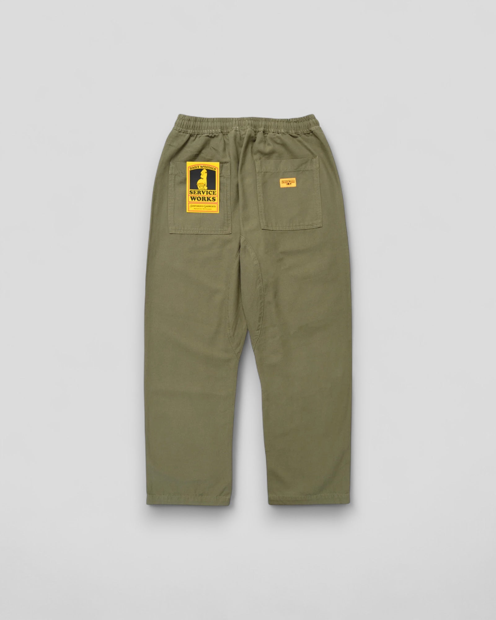 Service Works || Classic Canvas Chef Pants - Olive - M' Service Works