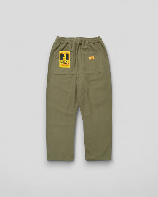 Service Works || Classic Canvas Chef Pants - Olive - M' Service Works
