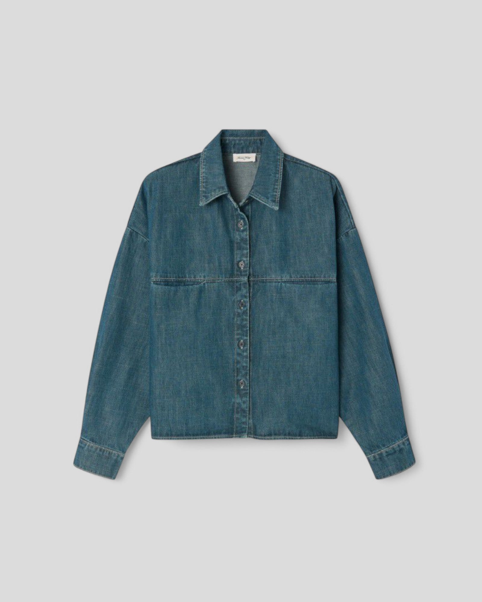 American Vintage || Ozyr Chemise - Mzdium Green Cast American Vintage