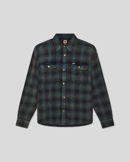 Deus || Too Busy To Work Check Shirt - Black Check - M’ Deus ex machina