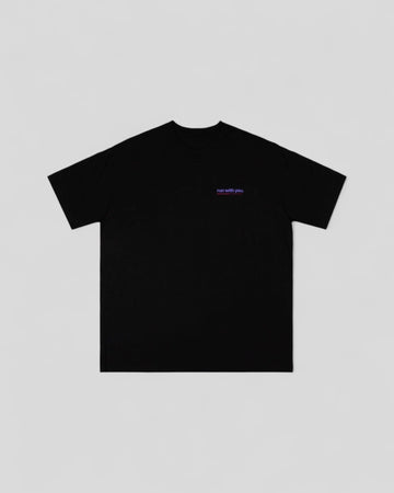 Peaufine || Wood T-Shirt - Wanna Run With You - Black - M" Peaufine