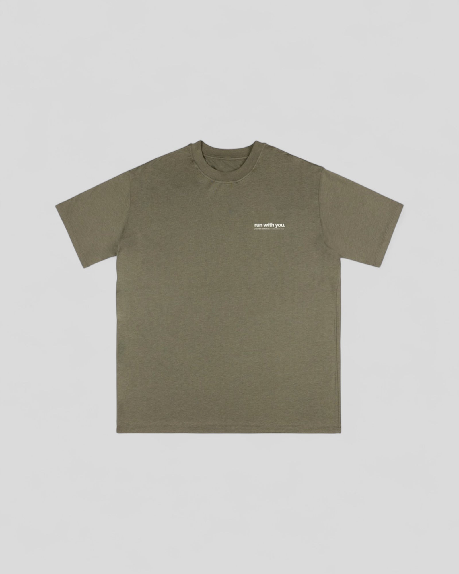 Peaufine || Wood T-Shirt - Running Social Club - Khaki - M’ Peaufine