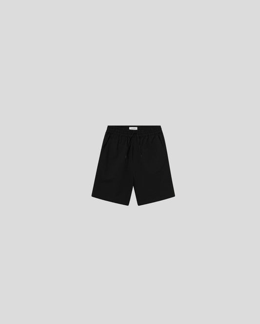 Les Deux || Patrick Seersucker Shorts - Black Les Deux