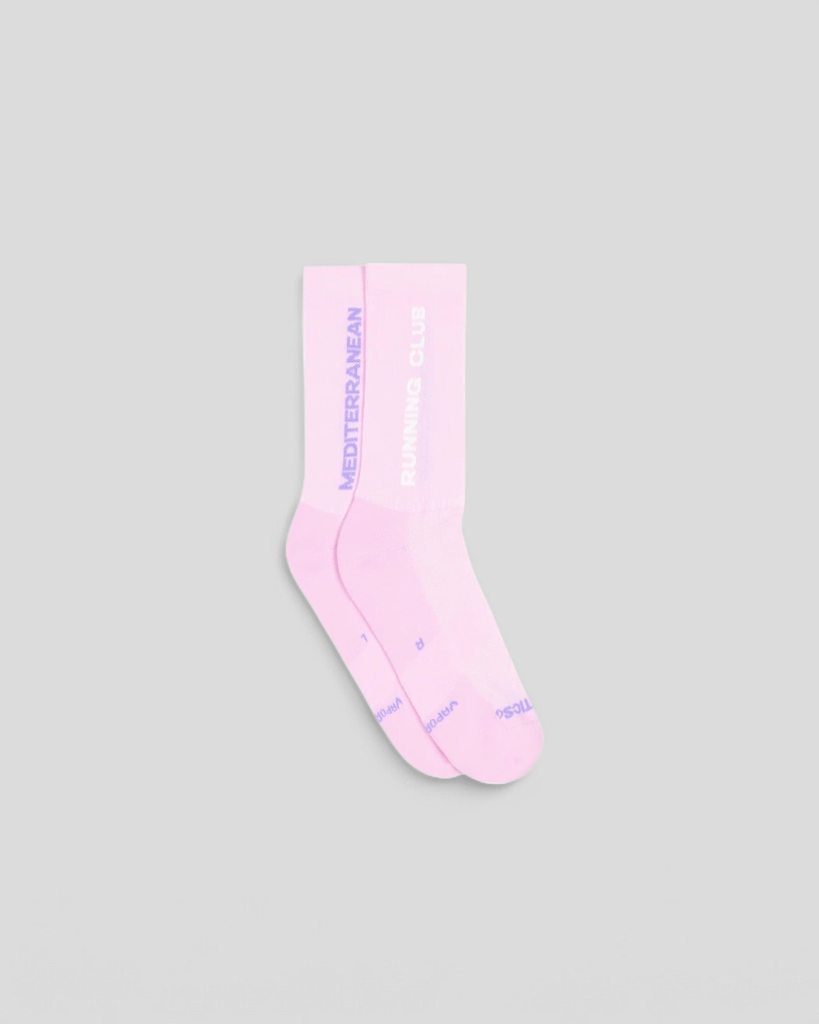 Peaufine || Mediterranean Running Club Socks - Vaporfeel - Pink Peaufine