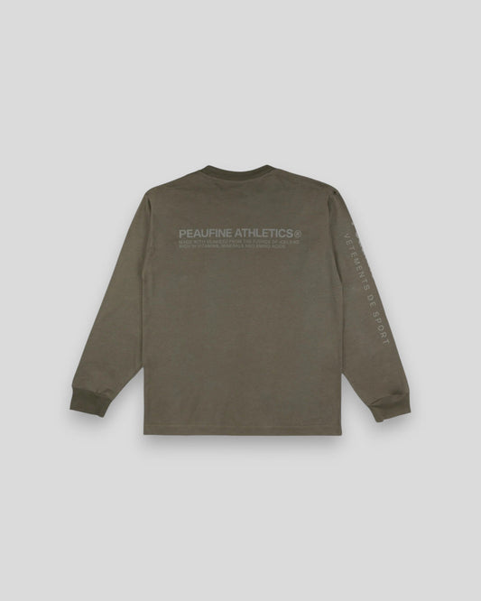 Peaufine || Long Sleeve Seaweed T-Shirt - Kaki Peaufine