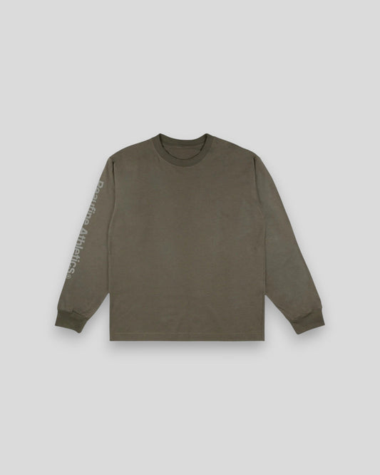 Peaufine || Long Sleeve Seaweed T-Shirt - Kaki Peaufine