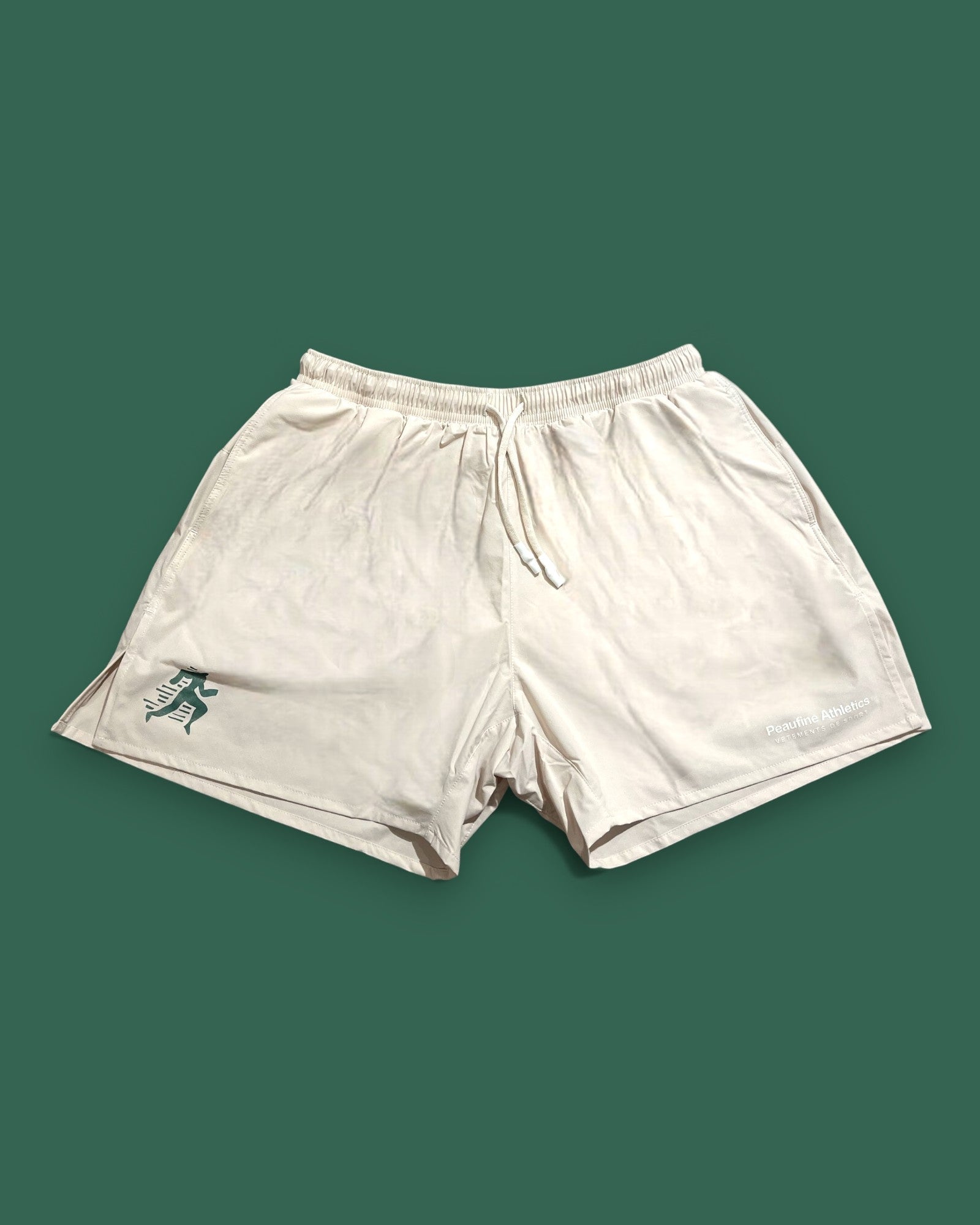 Peaufine || Atalante X Peafine X Gouache - Running Short - Beige - M" Peaufine