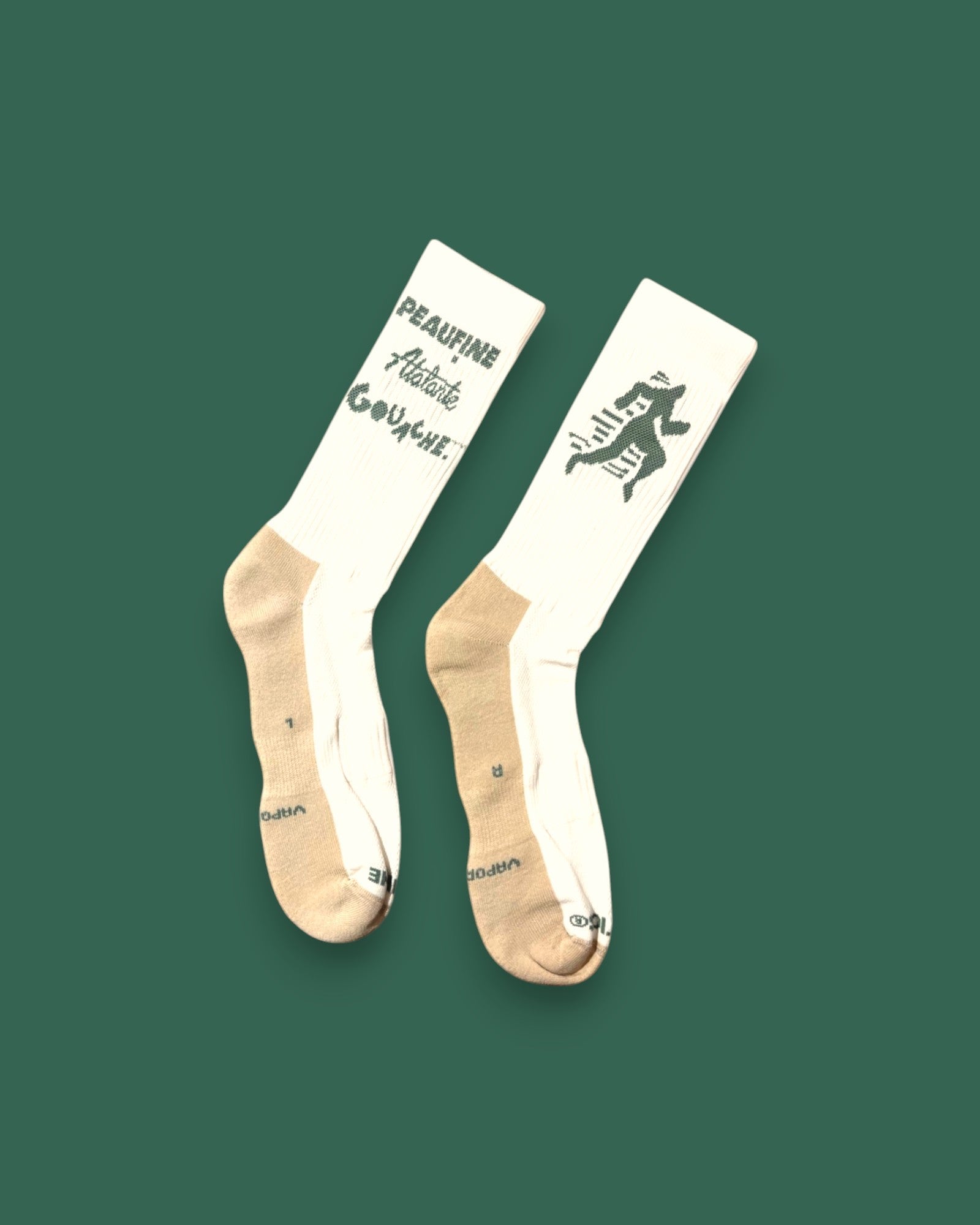 Peaufine || Atalante X Peafine X Gouache - Socks - Beige - M" Peaufine