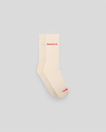 Peaufine || Chaussettes Vaporfeel® - Run with You - Cream - M' Peaufine