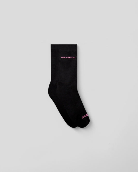 Peaufine || Chaussettes Vaporfeel® - Run with You - Black  - M' Peaufine