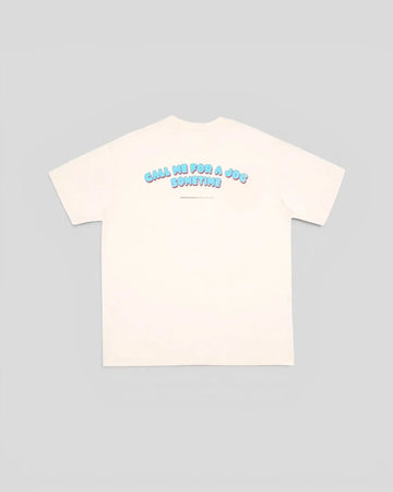 Peaufine || Wood T-Shirt - Call Me - Off White - M’ Peaufine