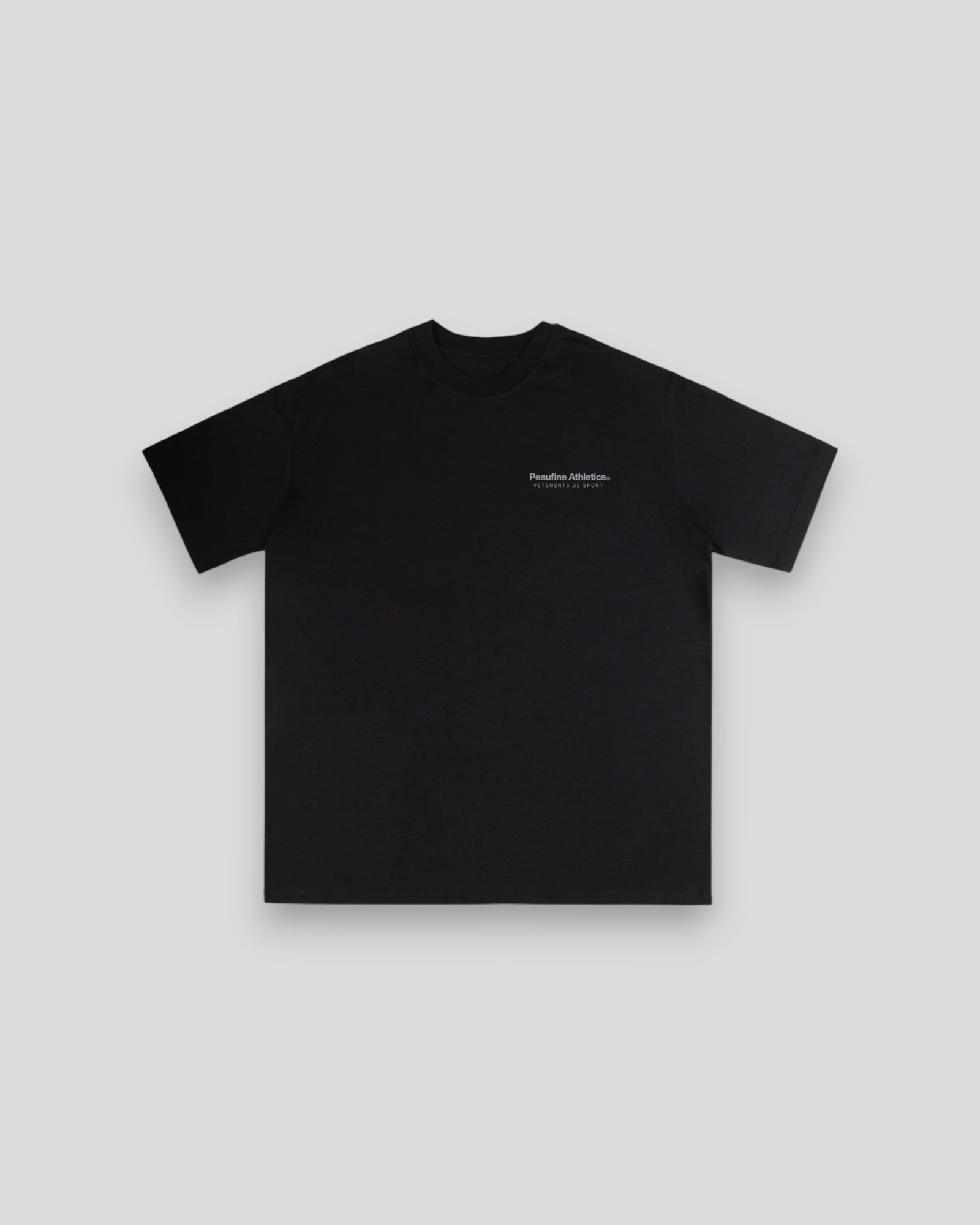 Peaufine || Wood T-Shirt - Night Run 3M - Black - M’ Peaufine