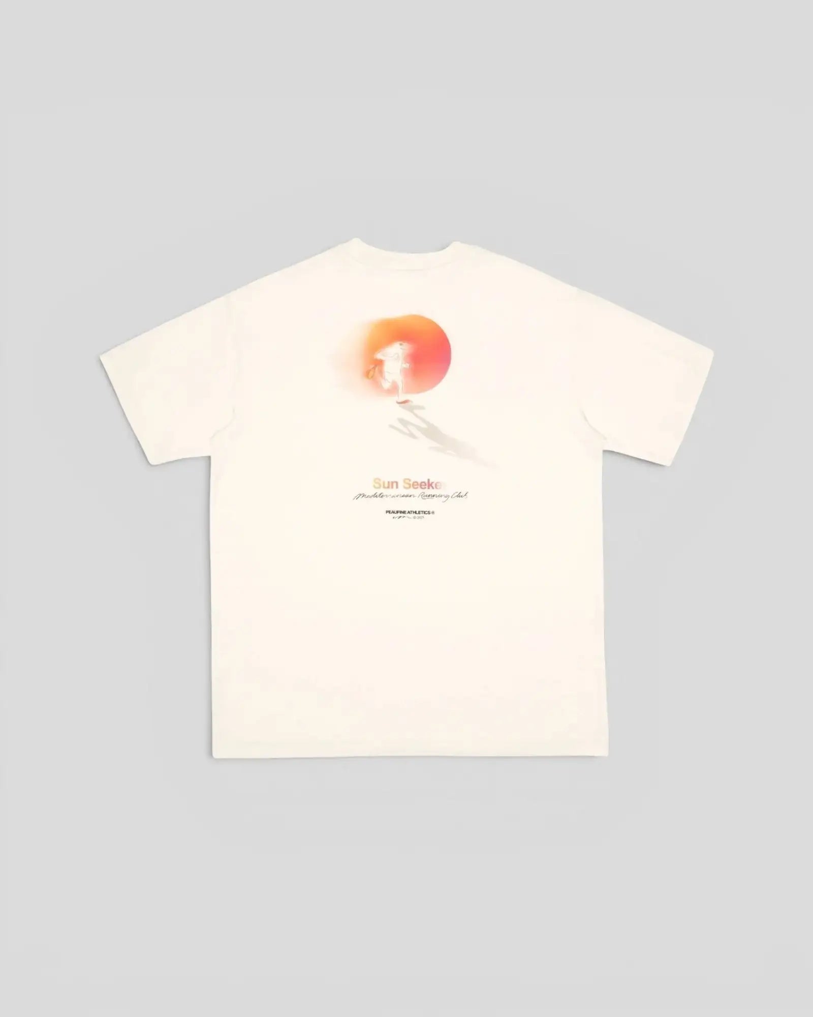 Peaufine || Oversize T-Shirt Sun Seeker - Off White - M’ Peaufine